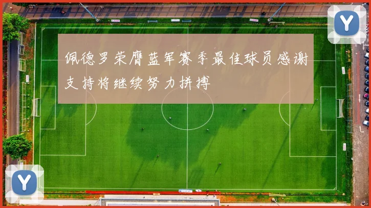 佩德罗荣膺蓝军赛季最佳球员感谢支持将继续努力拼搏